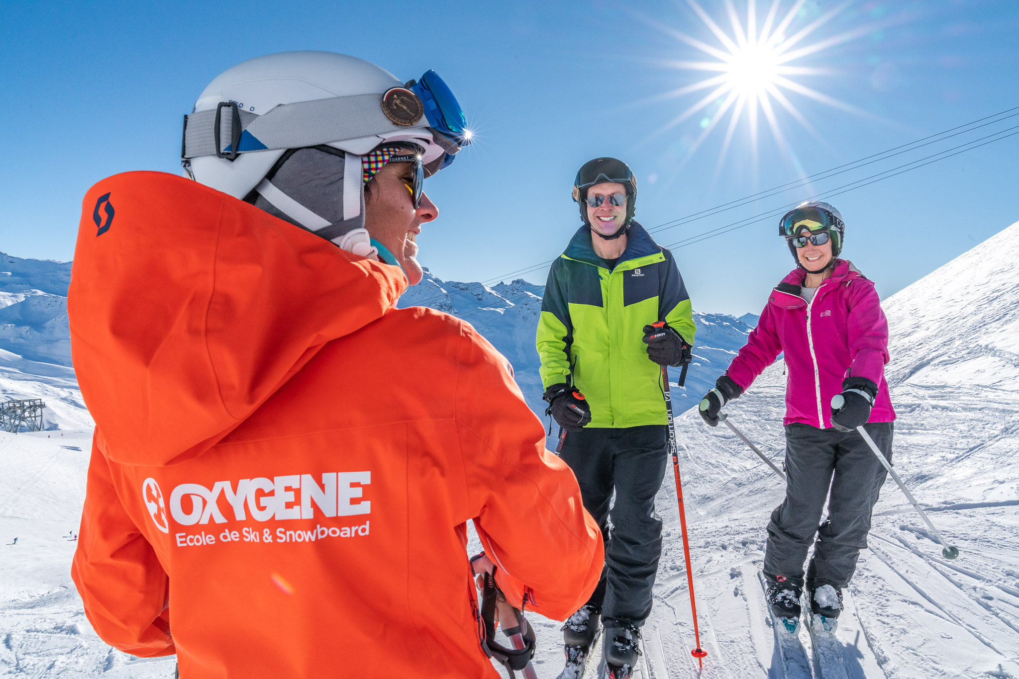 Cours de ski  avec Oxygène