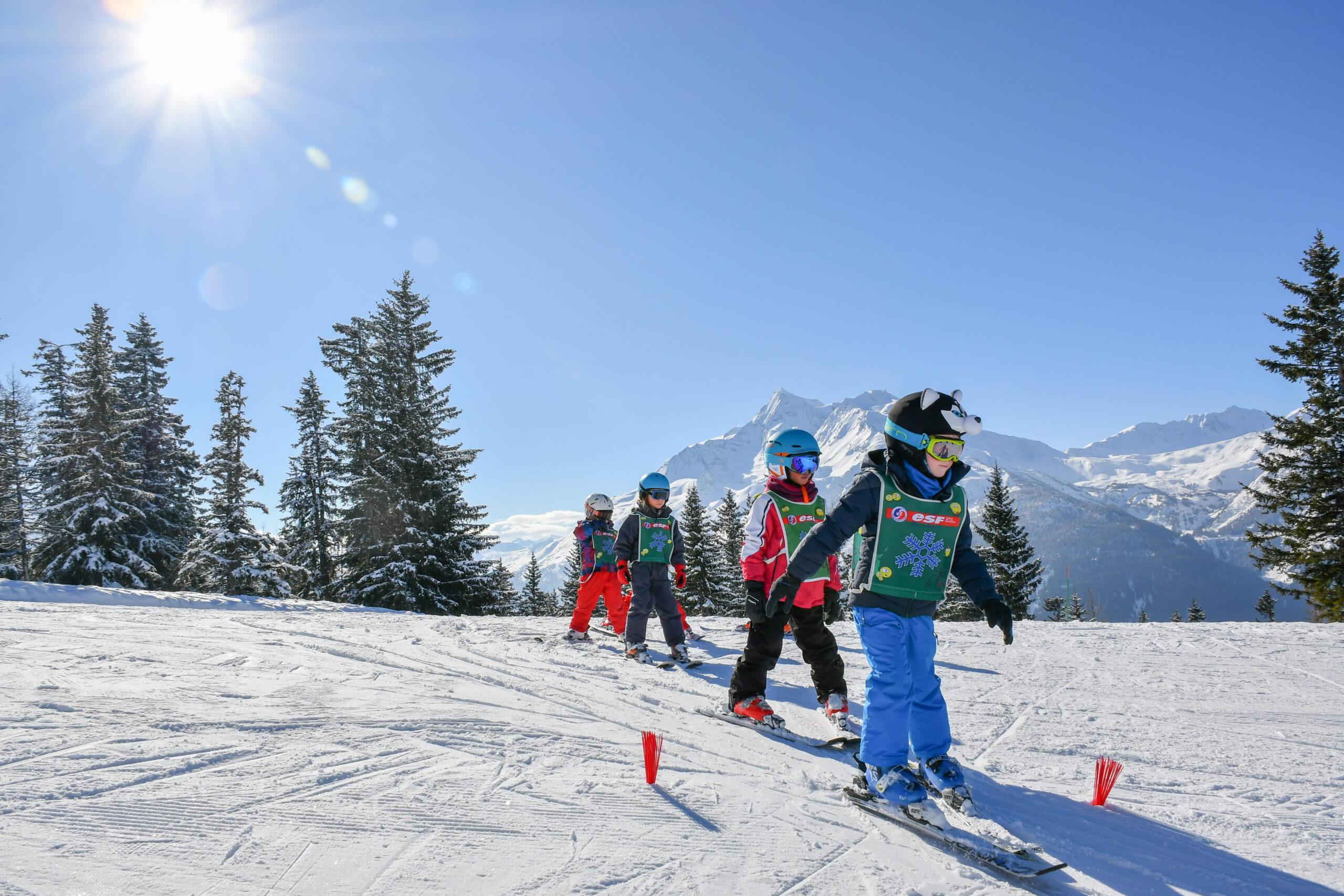 Ski enfant avec l&#8217;ESF de La Rosière